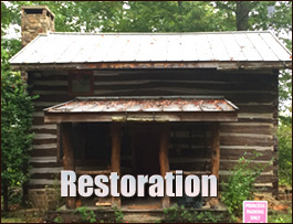 Historic Log Cabin Restoration  Coosada, Alabama